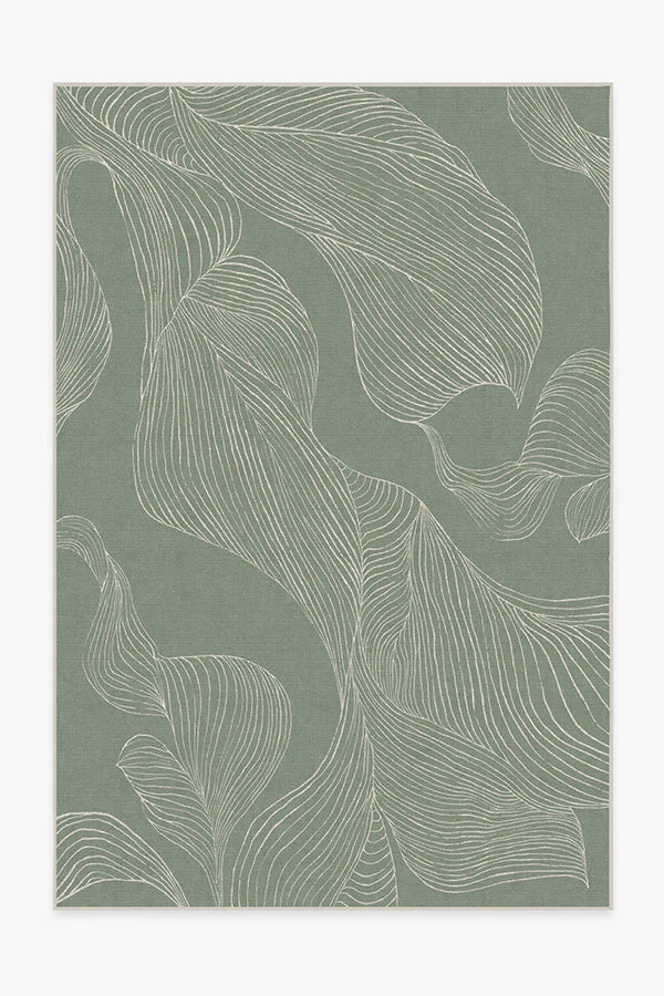 Sana Sage Green Rug | Ruggable