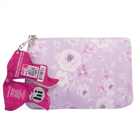 Hi Peach Layne Mother s Day Gift Purple Floral Large Zipper Pouch | Walmart (US)