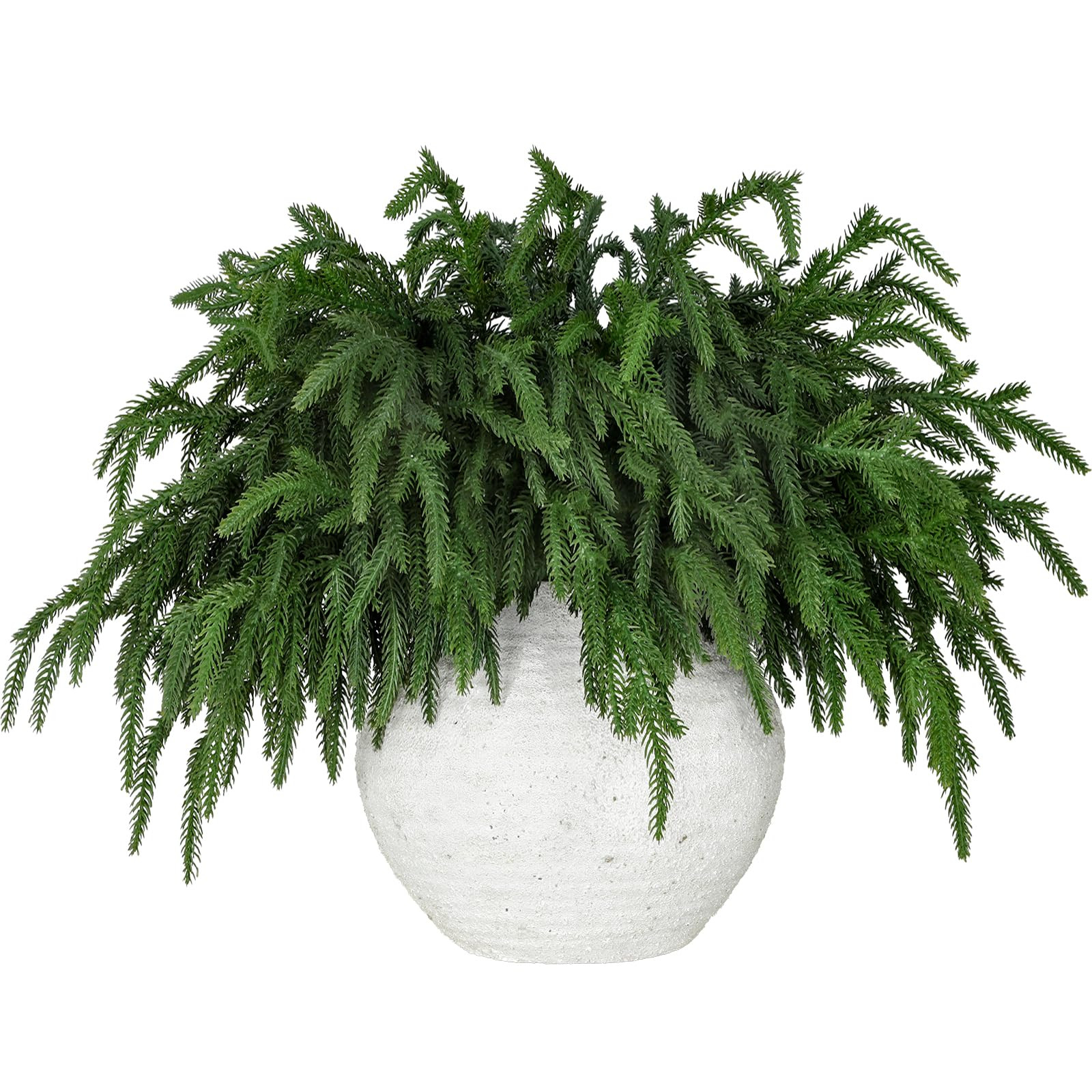 12 Pcs Realistic Christmas Pine Branches Natural Droopy Soft Bendable Artificial Pine Stems Picks... | Amazon (US)