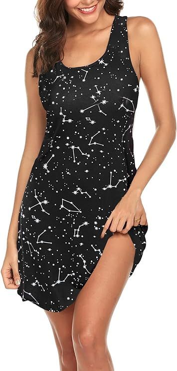 Avidlove Sleepwear for Women Tank Nightgown Chemise Racerback Sleeveless Sleep Dress | Amazon (US)
