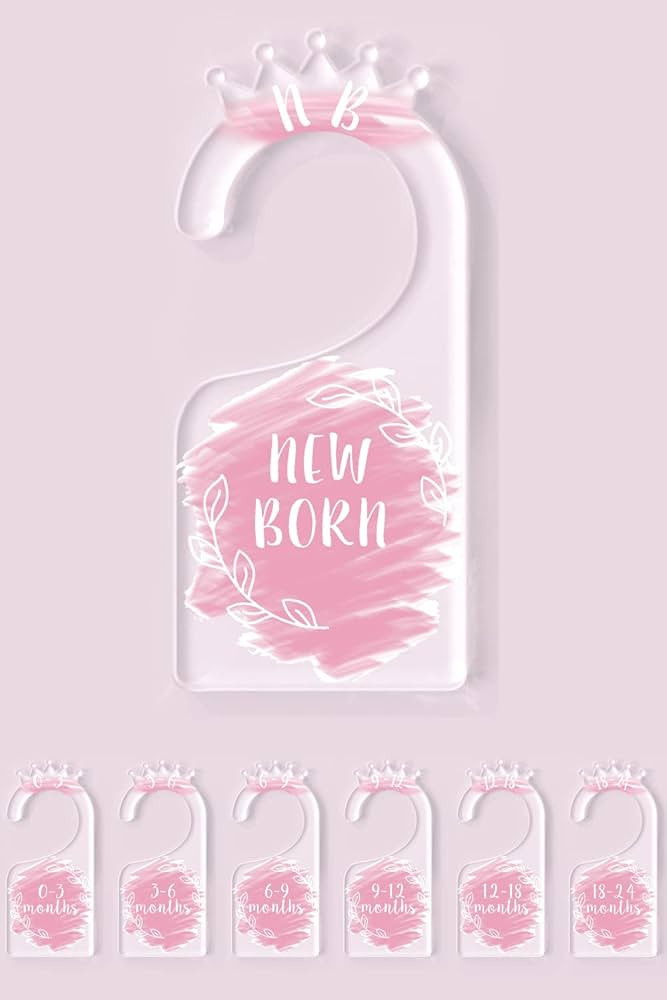 OneDream Baby Closet dividers Hanger separators - Set of 7 Baby Clothes dividers for Closet from ... | Amazon (US)