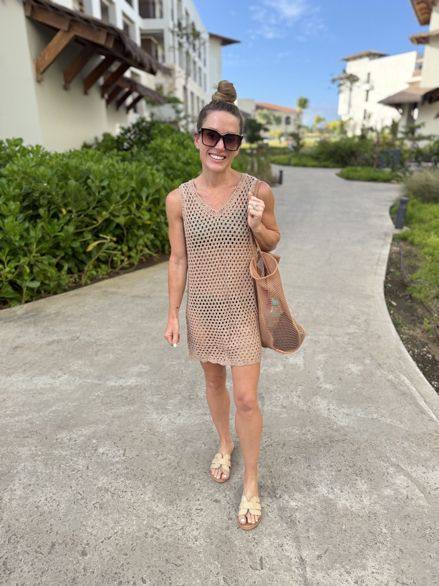 Amazon swim cover up
Check out the back details
Wearing XS
Target flip flops 
Spring break sandals


#LTKSwim #LTKTravel #LTKootd