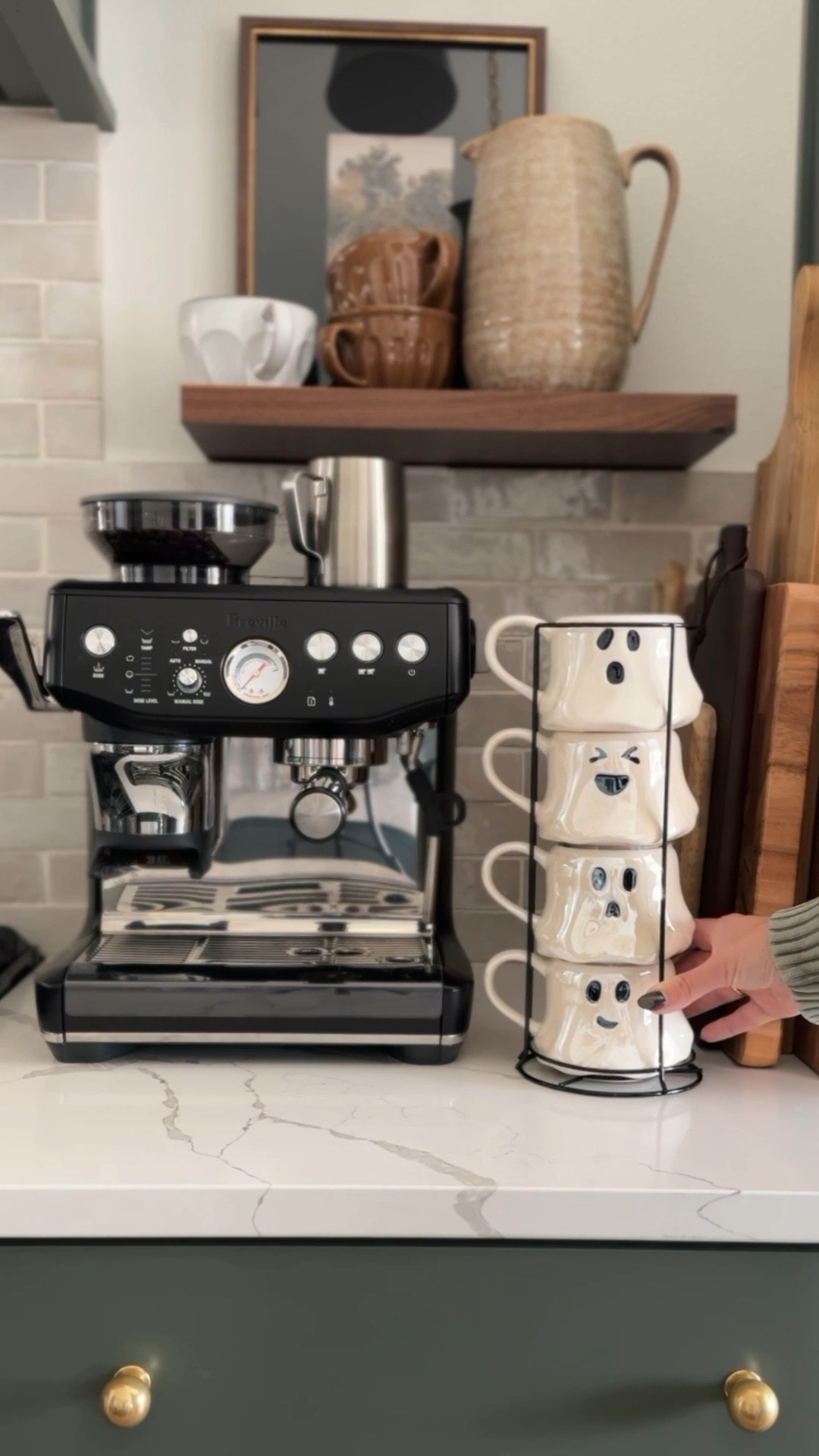 👻 Yes, all 4 and the stand for $9.96 and in stock (but not for long)!

Dishwasher and microwave safe 🙌 So cute for my coffee area and my kids love drinking chocolate milk and/or hot cocoa out of these!

Follow @frengpartyof6 for more affordable home finds! 

#walmartfind #walmarthome #walmarthalloween #halloweeninspo #halloweenideas #coffeebar #boujeeonabudget #affordabledecor #kitchen #lkthome

#LTKHome #LTKFindsUnder50 #LTKSeasonal