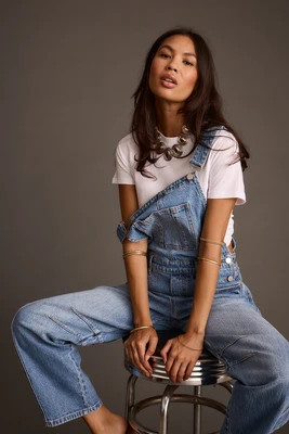 Muse Barrel Denim Overalls M | 12th Tribe