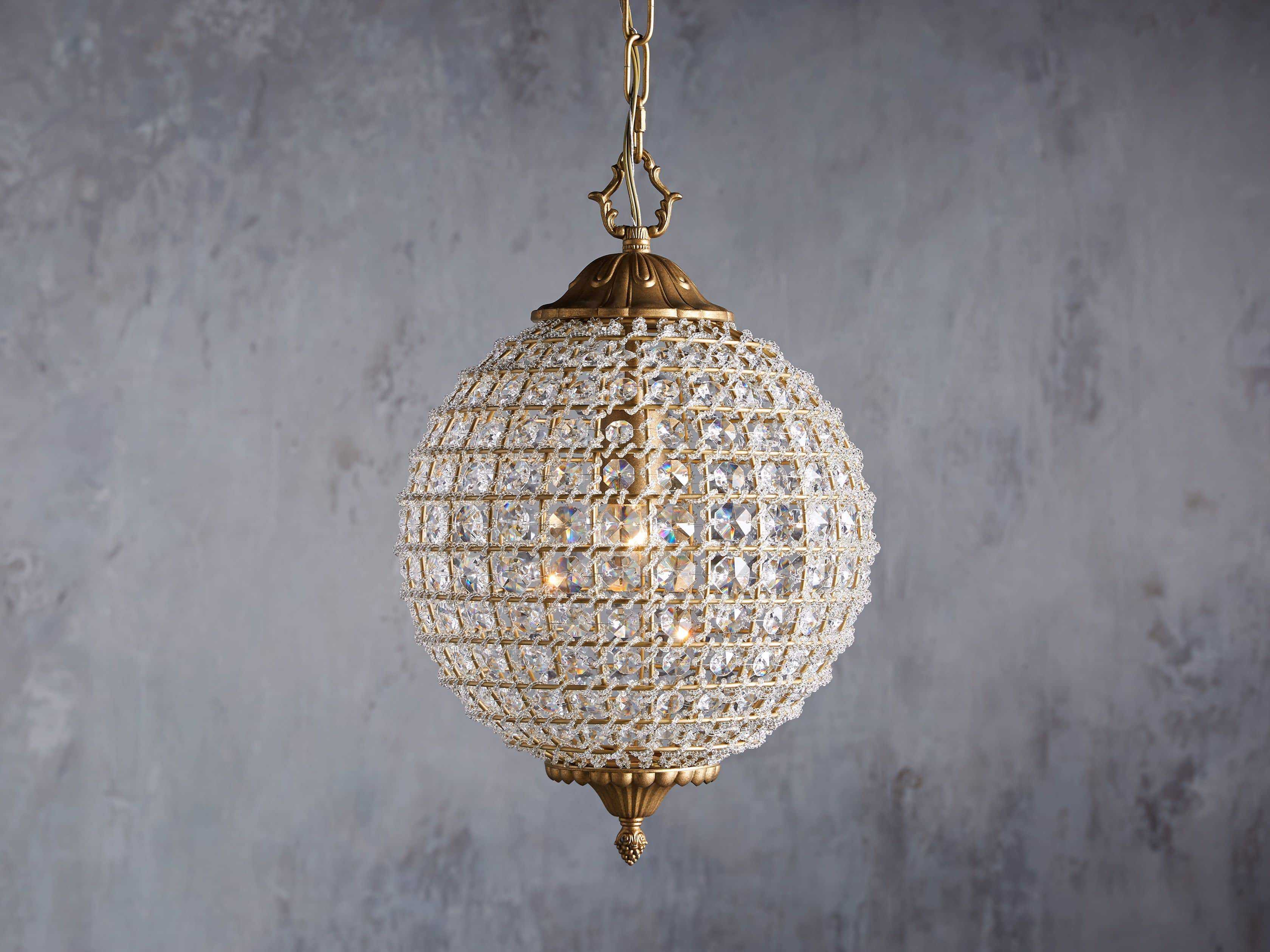 Poppy Round Chandelier | Arhaus