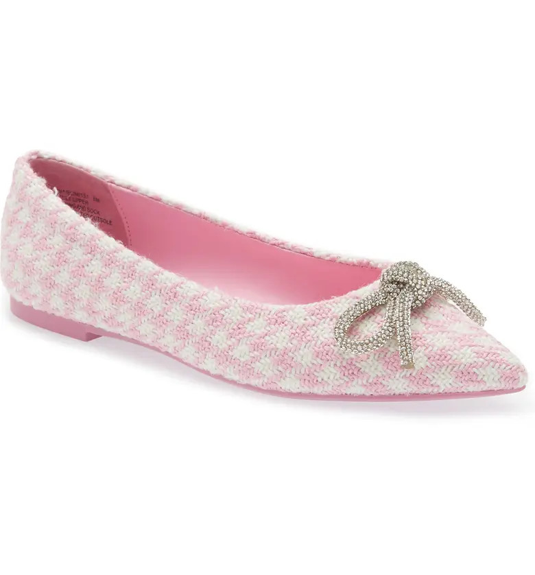 Elina Crystal Bow Ballet Flat | Nordstrom