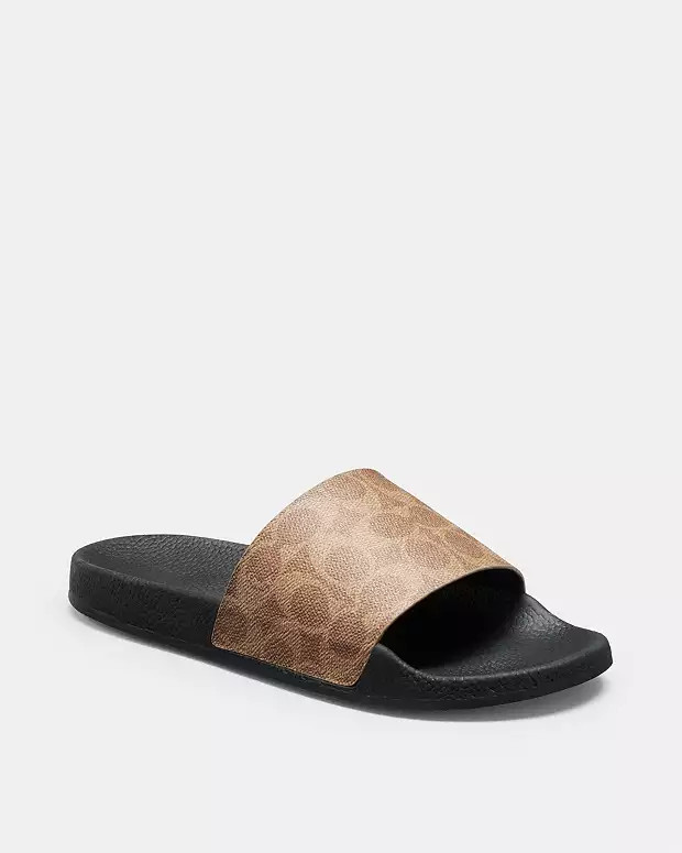 Udele Sport Slide In Signature CanvasRating4.5$95Color: Tan | Coach Outlet US