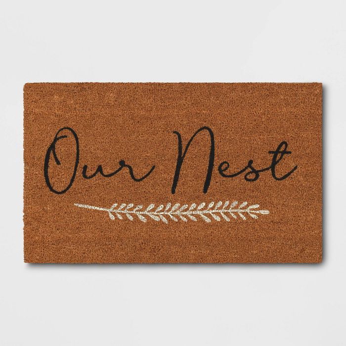 1'6"x2'6" Our Nest Doormat Natural - Threshold™ | Target