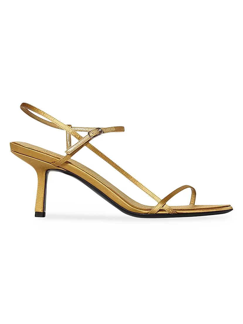Bare Satin Slingback Sandals | Saks Fifth Avenue