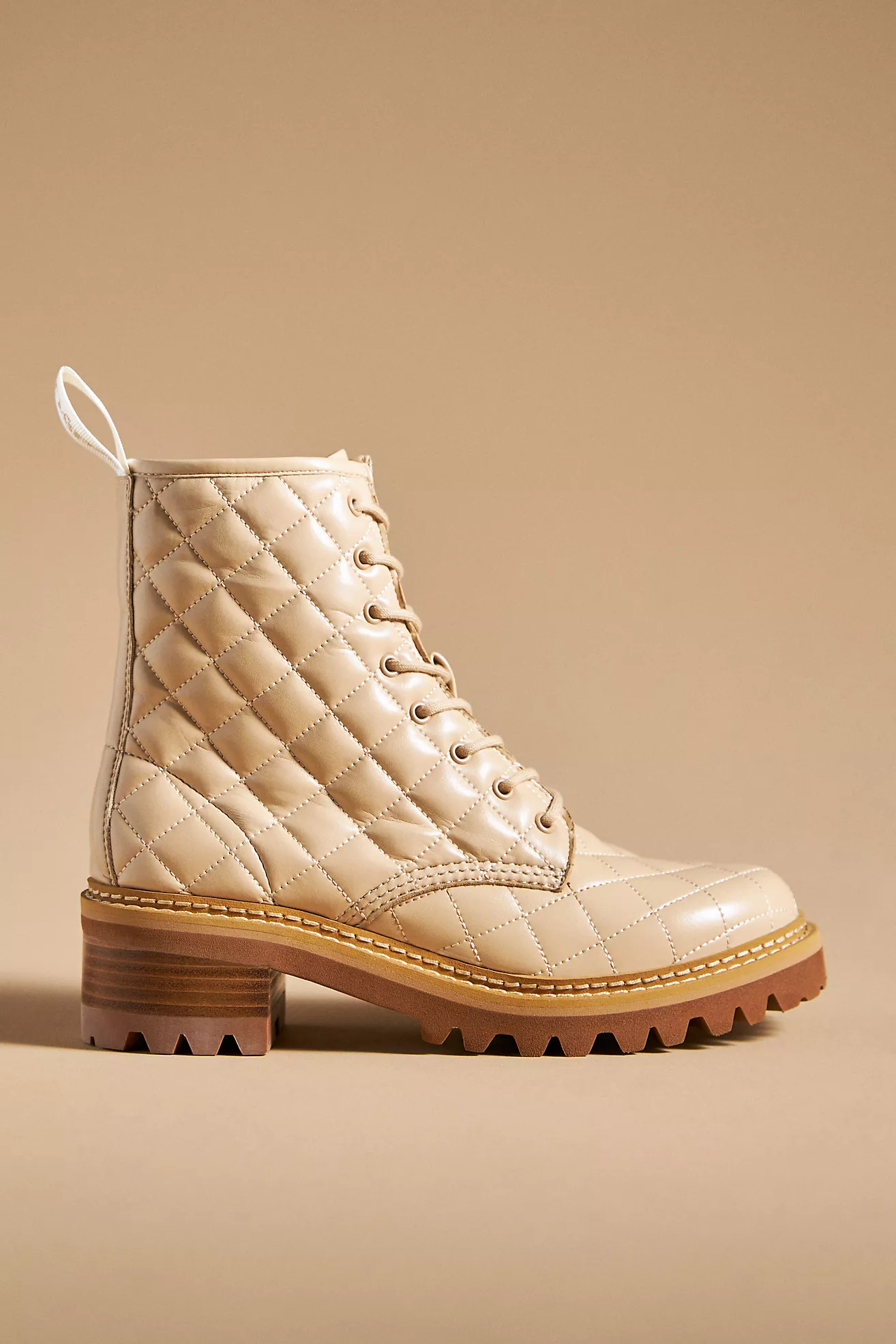 See By Chloe Jodie Quilted Lace-Up Boots | Anthropologie (US)