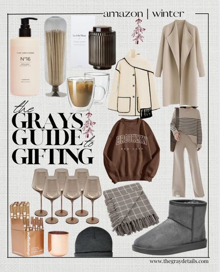 All things winter from Amazon 

Winter coat, gifts for her, casual outfit, lounge set, blanket, uggs, boots, candles, wine glasses, kitchen, hostess gift, sweatshirt 

#LTKHoliday #LTKhome #LTKstyletip