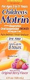 MOTRIN Children's Oral Suspension Dye-Free Berry, 4 oz | Amazon (US)