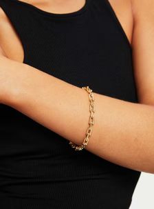 Alyce Gold Plated Bracelet Gold | Princess Polly US