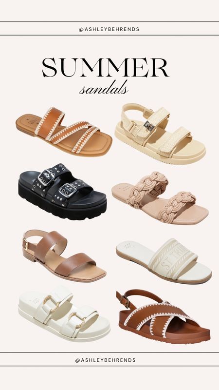 Summer sandals I’m loving ☀️💘🩴 
Flat sandals, platforms, dad sandals

#LTKshoecrush #LTKfindsunder50 #LTKSeasonal