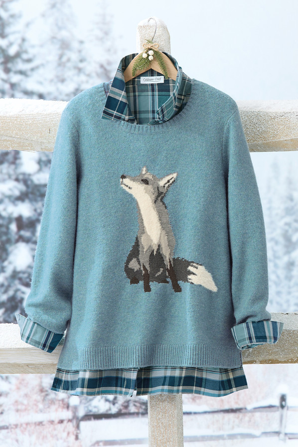 Arctic Fox Sweater | Coldwater Creek