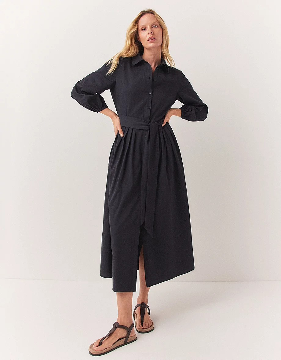 Organic Cotton Poplin Shirt Dress | The White Company US