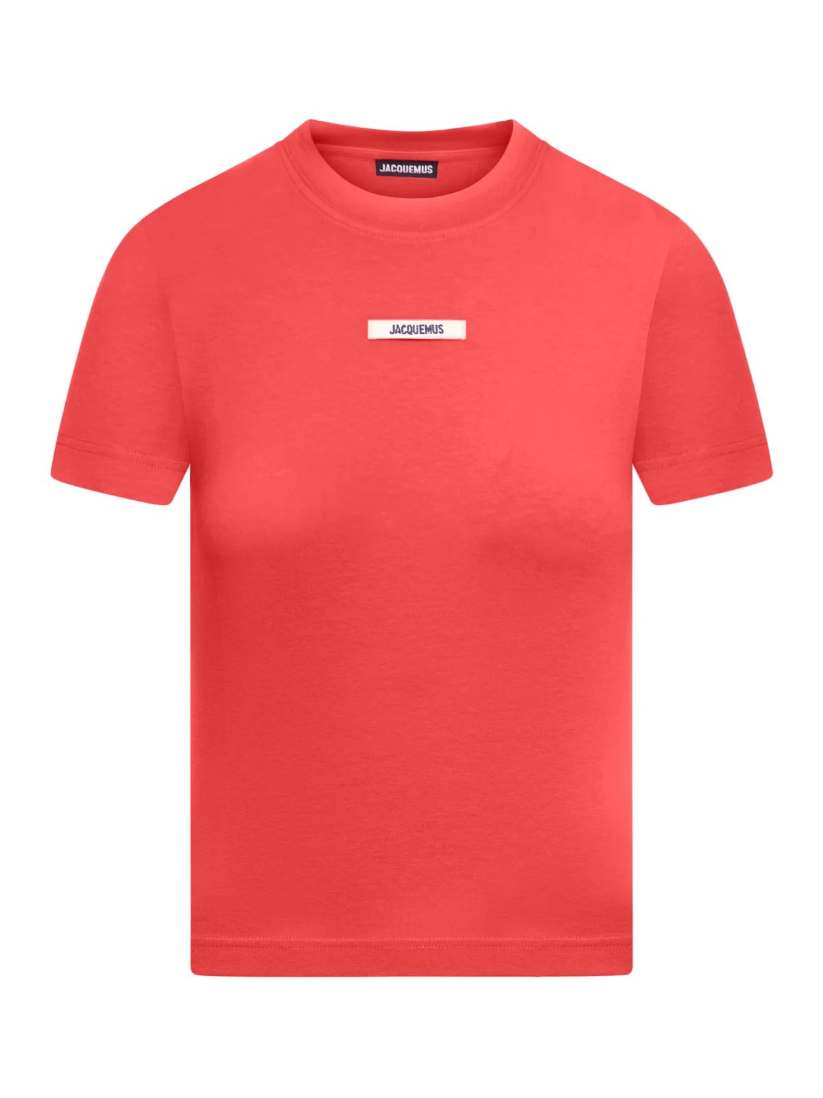 Jacquemus Grosgrain Logo Short-Sleeve T-Shirt | Cettire Global