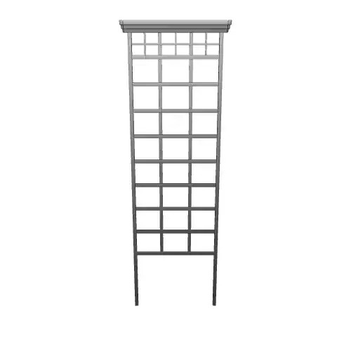 Style Selections 24-in W x 78-in H Black Steel Garden Trellis For Climbing Plants | Lowe's