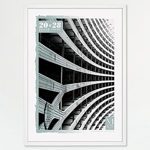MCS Gallery Foundation Poster Frame, White, 20 x 28 in | Amazon (US)
