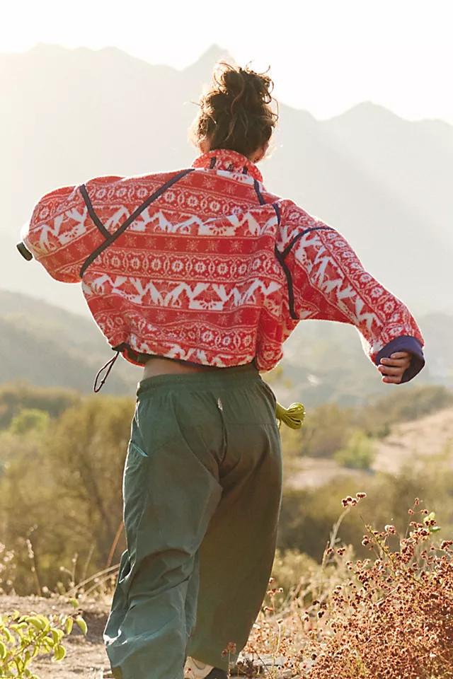 Mountain High Printed Half Zip Fleece | Free People (Global - UK&FR Excluded)