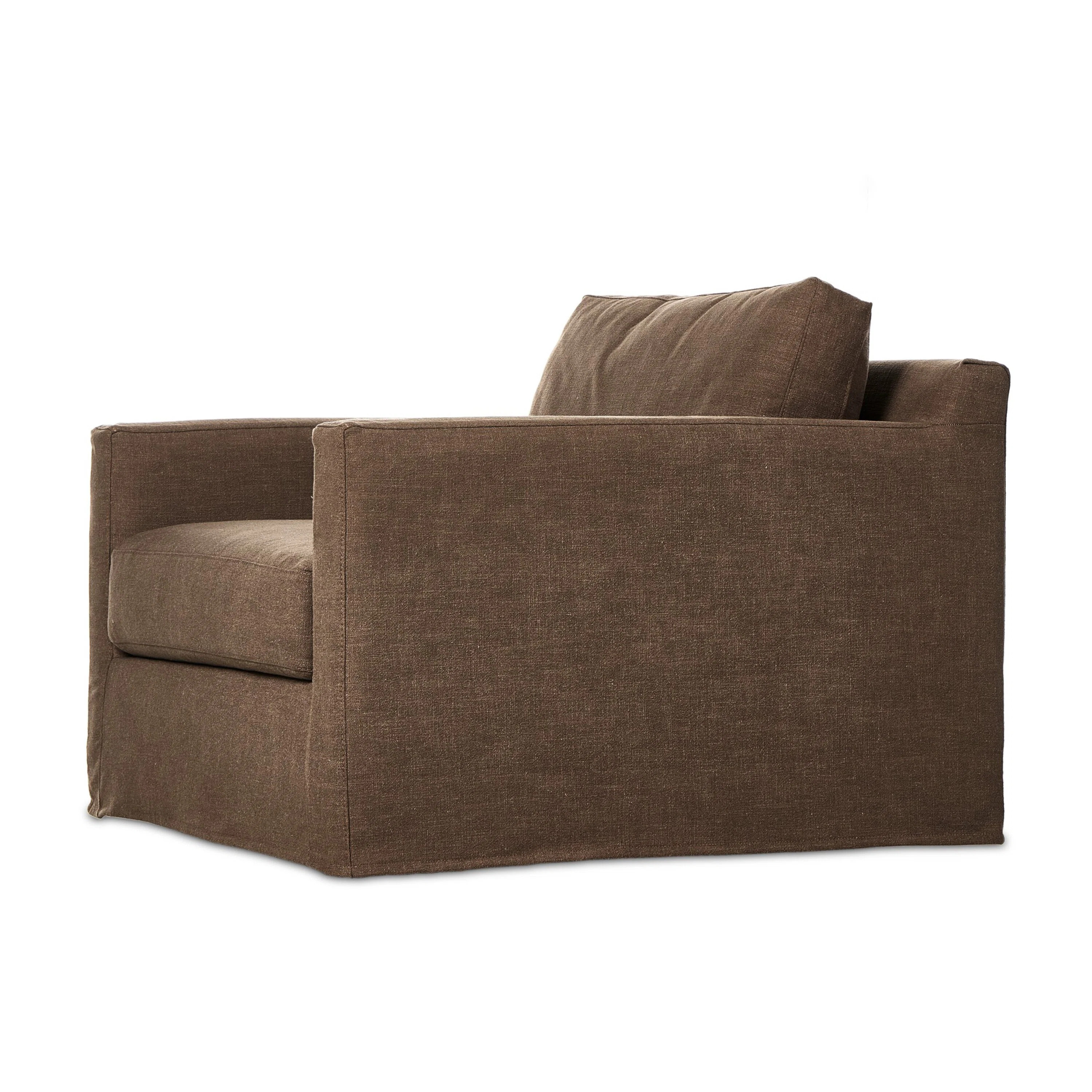 Wade Logan® Betthezul Slipcovered Swivel Armchair | Wayfair | Wayfair North America