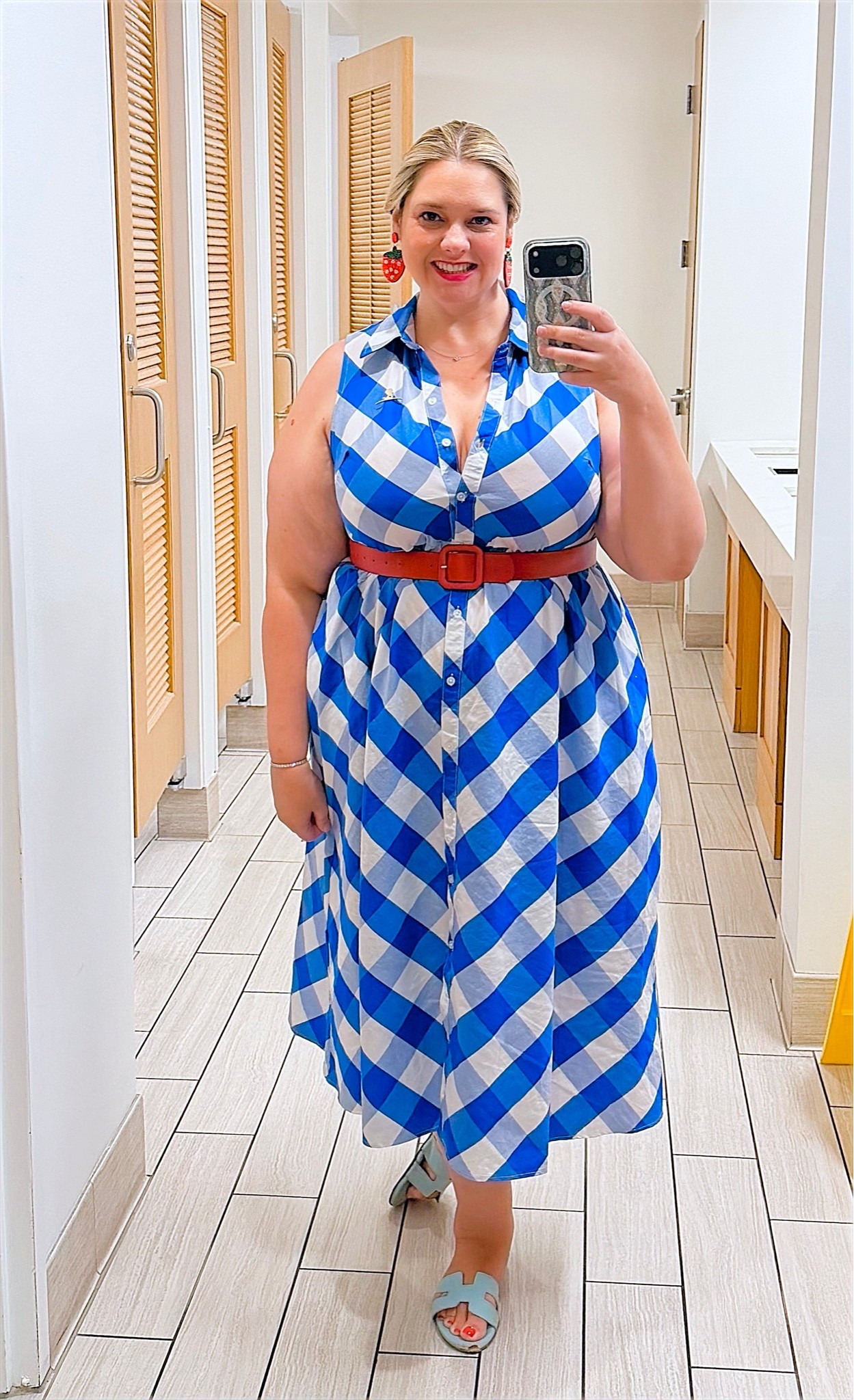 Summer office ootd. As a four months postpartum working Mom. Wearing an xxl in the dress

#LTKootd #LTKmomlife #LTKPlusSize