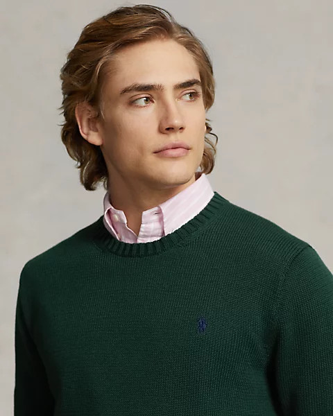 Cotton Crewneck Jumper | Ralph Lauren (UK)