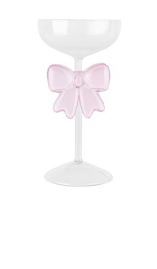 Lepel Club Pink Bow Glass in Pink. | Revolve Clothing (Global)