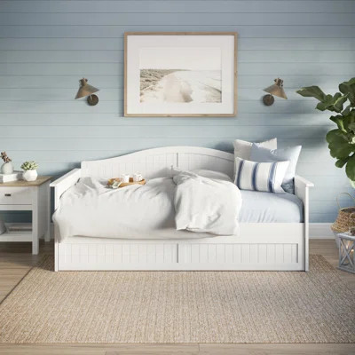 Nantucket Solid Wood Twin Daybed with Twin Trundle | Wayfair North America