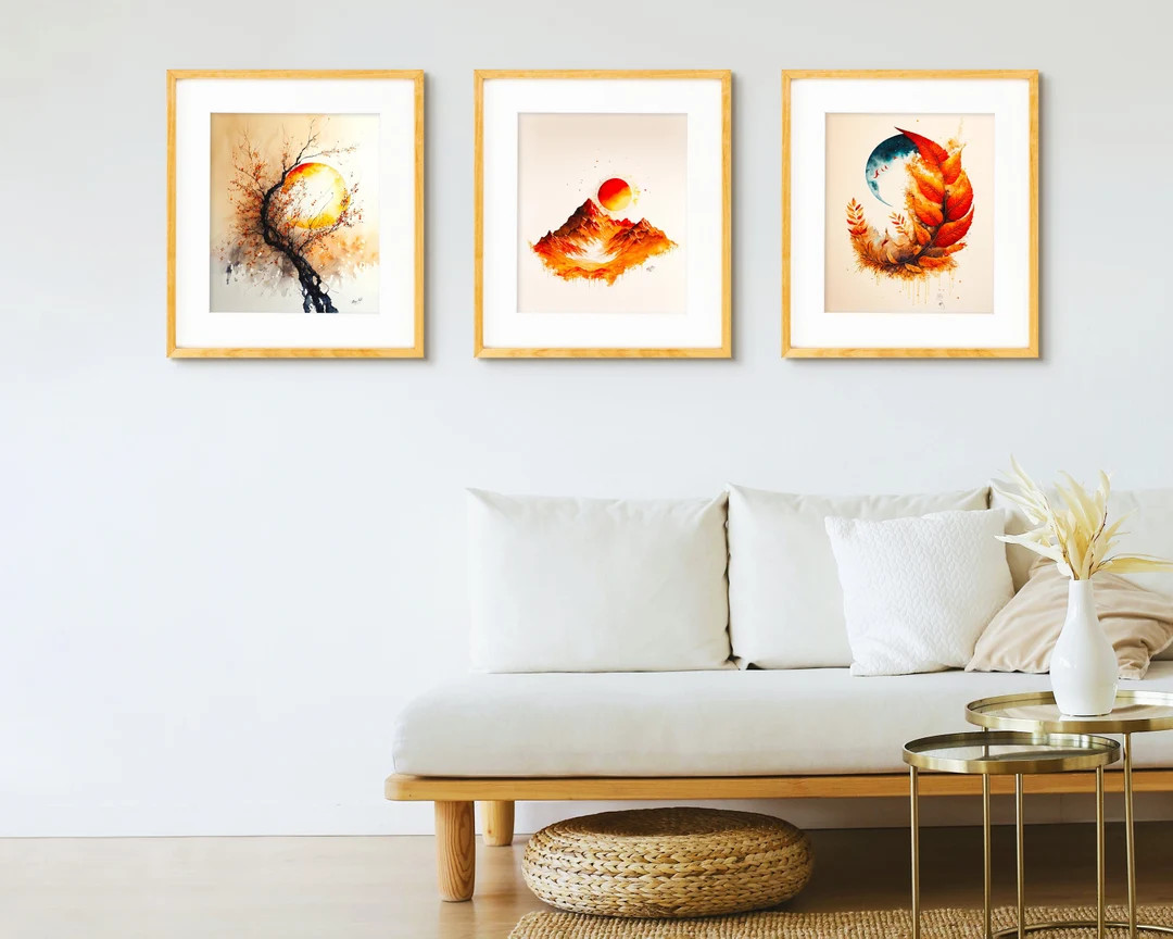 Custom Natural Wooden Picture Frame, Modern Look Super Thin Photo Frame,Handmade Japandi Decor,Ch... | Etsy (US)