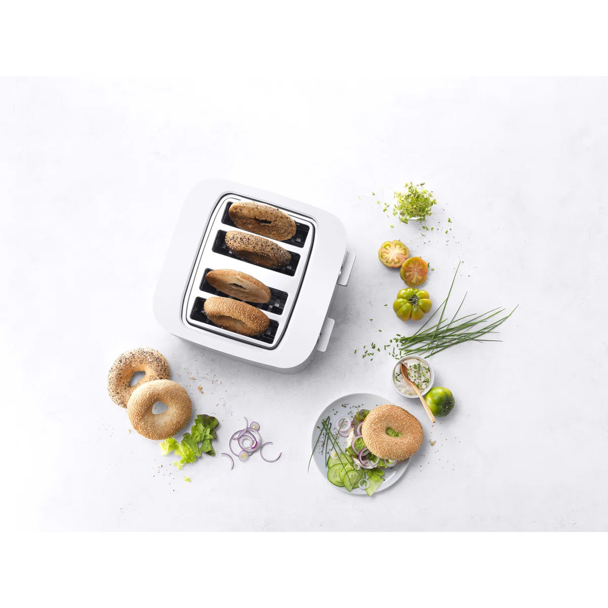 ZWILLING Enfinigy 4-Slice Toaster, Extra Wide 1.5" Slots for Bagels and Toast | Wayfair North America