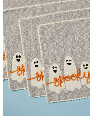 4pk 13x19 Spooky Ghosts Placemats | HomeGoods