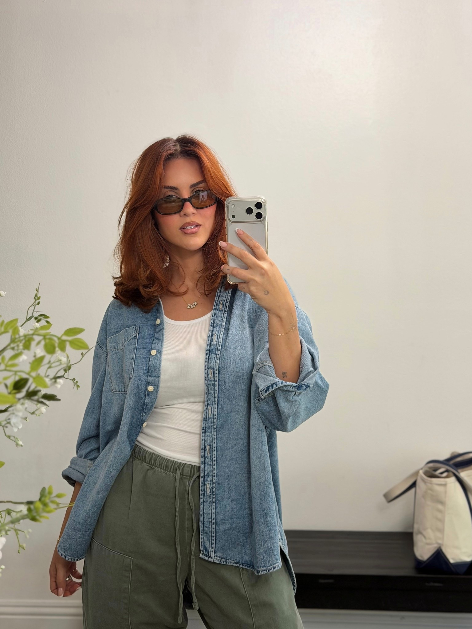 Glasses are Dezi “Cindy” — they launch tomorrow. Wearing an XL on top and Medium regular in pants 

#LTKootd #LTKmomlife #LTKOver40