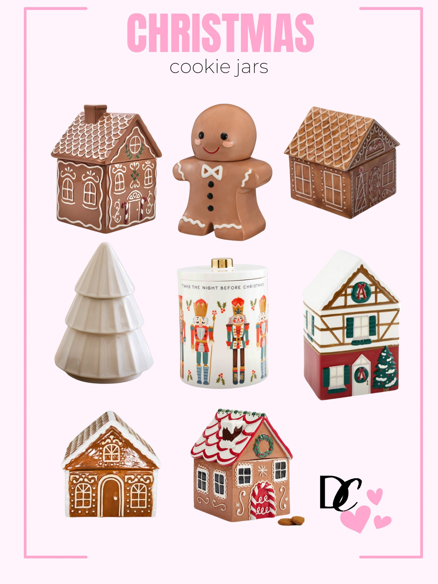 Christmas cookie jar finds 🎄🏠✨ #christmasfinds #christmasdecor #holidaydecor #gingerbread 

#LTKSeasonal #LTKHoliday #LTKHome