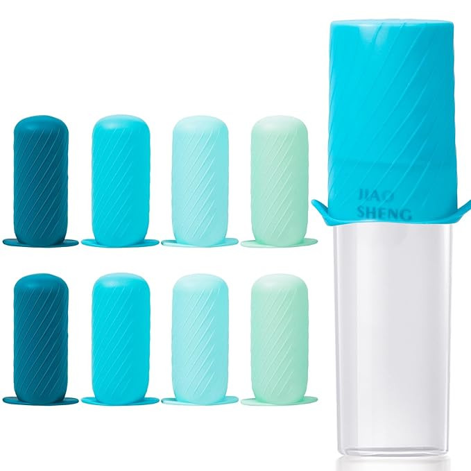 Bottle Covers for Travel, Leak Proofing, Travel Size Container Silicone toiletry sleeves, Leak Lo... | Amazon (US)