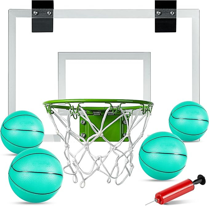 ropoda Mini Basketball Hoop - Glow in The Dark, Over The Door Basketball Hoop Indoor, Indoor Bask... | Amazon (US)