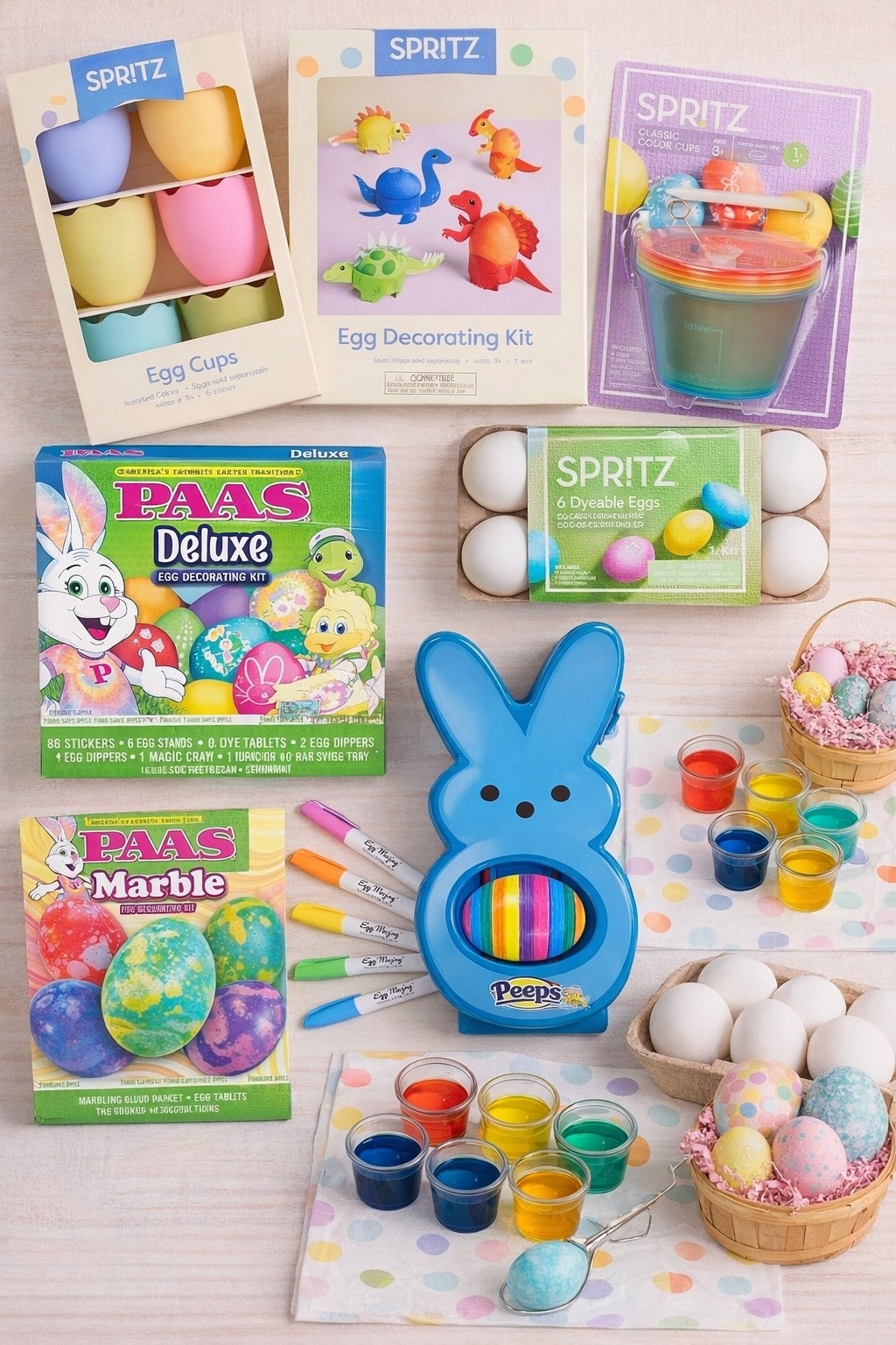 Now it’s time to decorate!! @Target with the plastic dyable eggs which I love so much! And some mess free decorating kits from @amazonfindsandfashion 

#LTKmomlife #LTKSeasonal #LTKKids