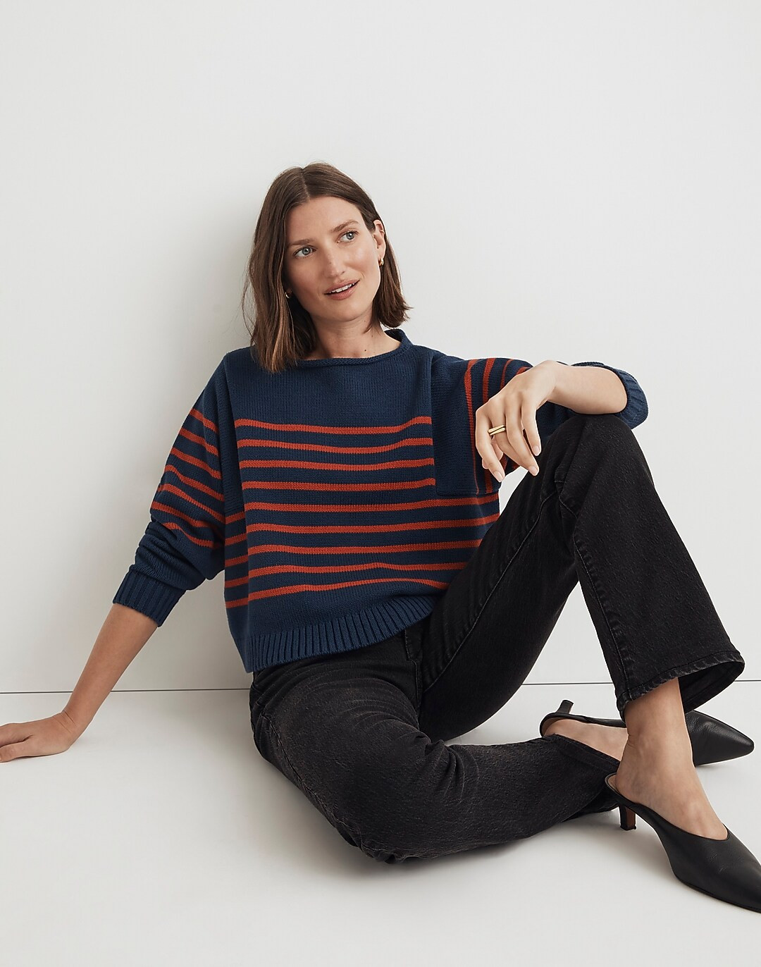 Rolled-Neck Pullover Sweater | Madewell