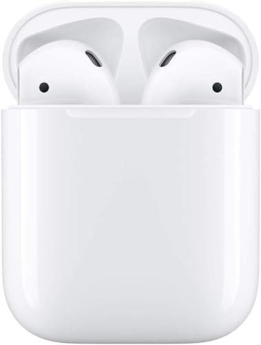 Apple AirPods (2nd Gen) Wireless Ear Buds + Lightning Charging Case + Lightning to USB Cable + 1 Year Limited Warranty | Amazon (US)