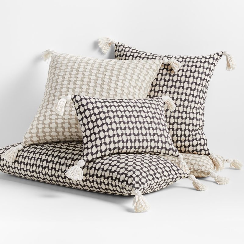 Tahona Textured Pillows | Crate and Barrel | Crate & Barrel