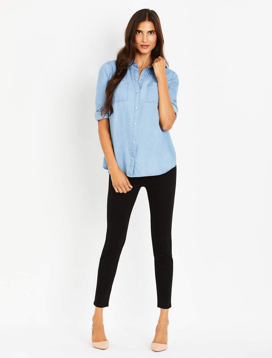 7 For All Mankind Secret Fit Belly B(air) Ankle Skinny Maternity Jeans | A Pea In The Pod