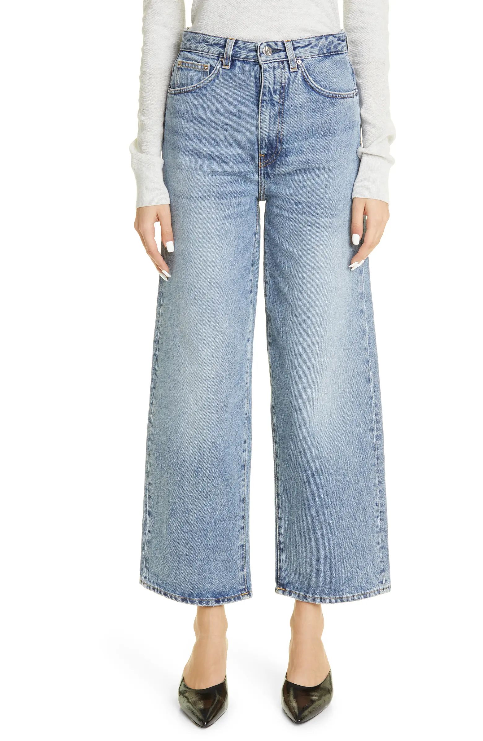 TOTEME Rigid Organic Cotton Flare Leg Jeans | Nordstrom | Nordstrom