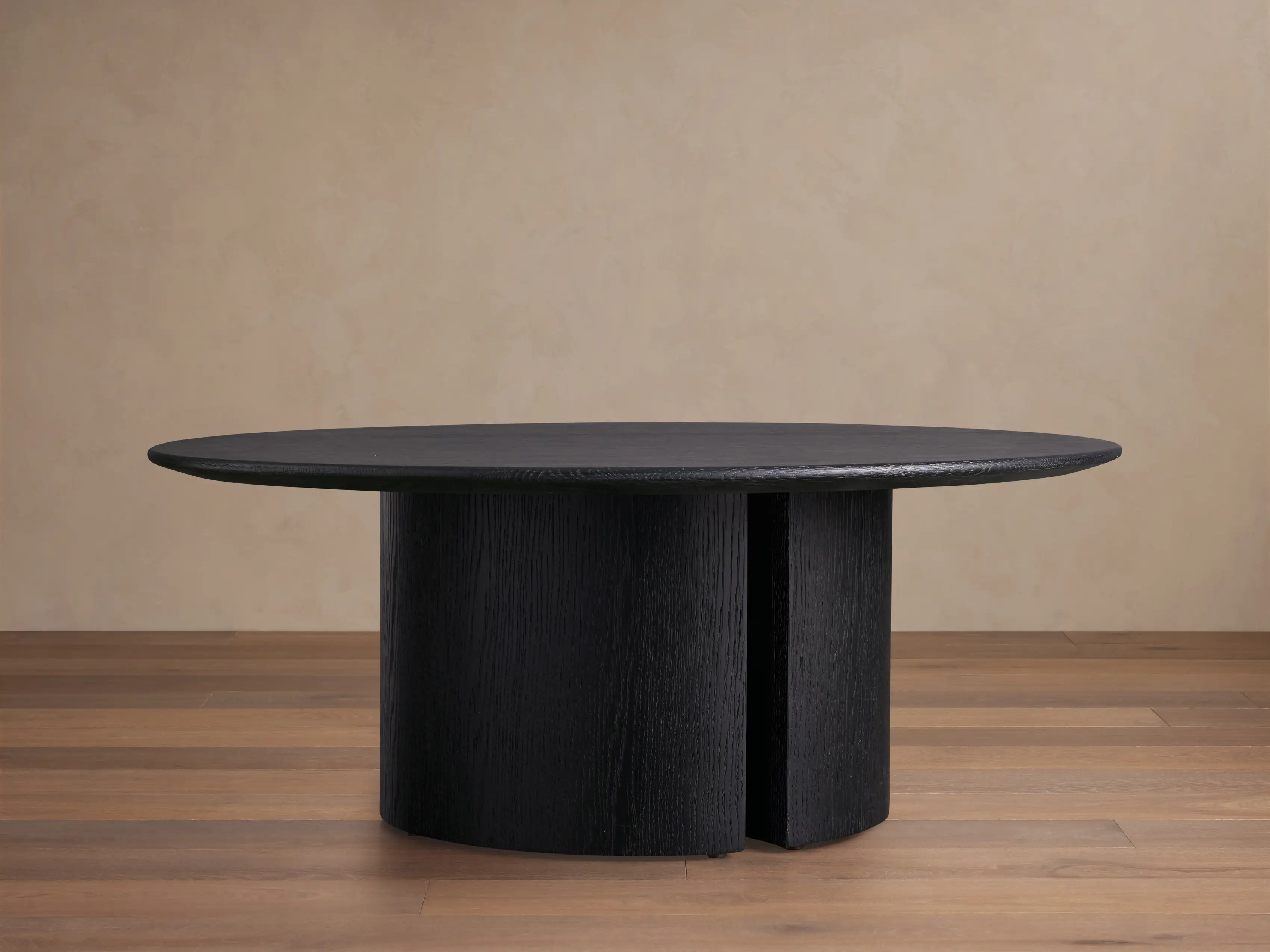 Saint Germain Round Wood Coffee Table with Dauphine Base | Arhaus