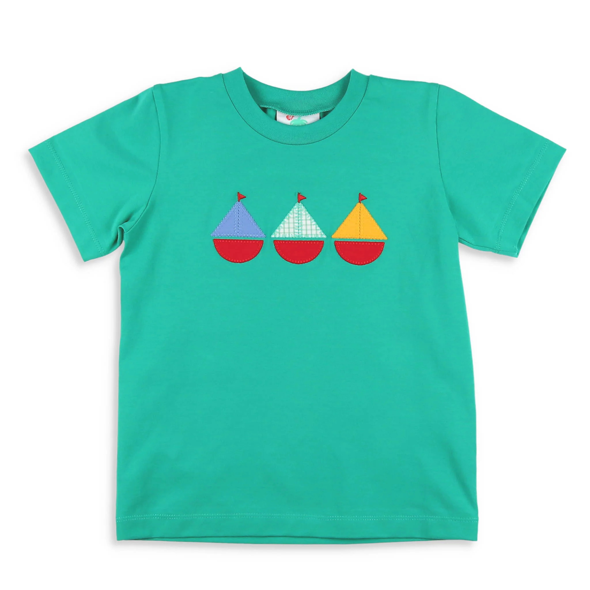 Boys Applique Shirt - Set Sail - Shrimp and Grits Kids | Shrimp and Grits Kids