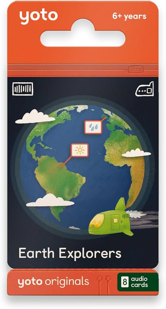 Yoto Earth Explorers – 8 Kids Audio Cards for Use with Player & Mini All-in-1 Audio Device, Edu... | Amazon (US)