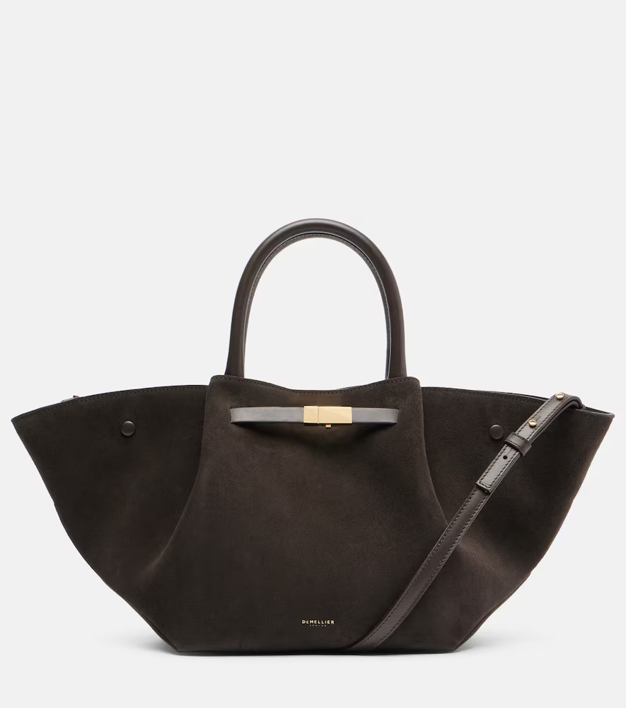 DeMellier New York Midi suede tote bag | Mytheresa (US/CA)