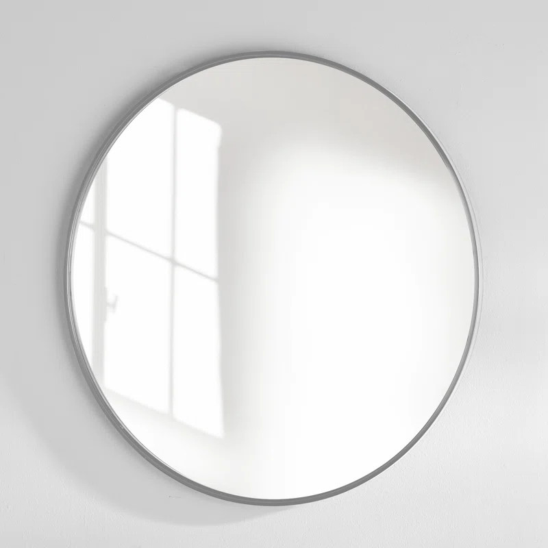Sabine Metal Round Wall Mirror | Wayfair North America