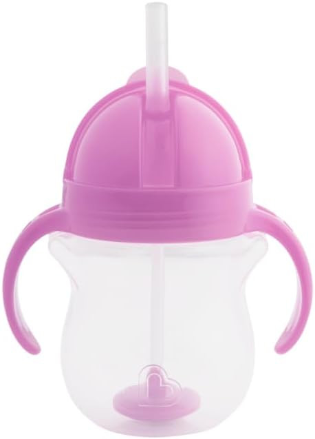 Munchkin Weighted Straw Sippy Cups for Toddlers 7oz, Leak Proof, Easy to Hold - Great toddler cup... | Amazon (US)