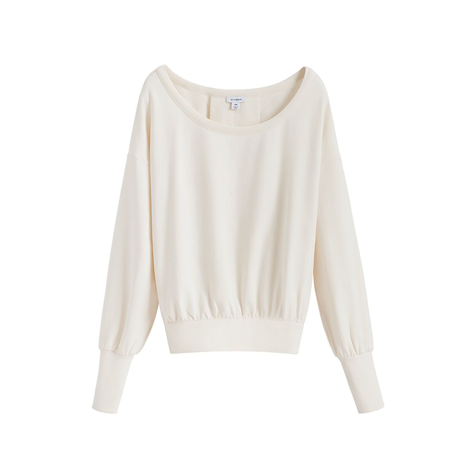 French Terry Boatneck Sweatshirt | Cuyana