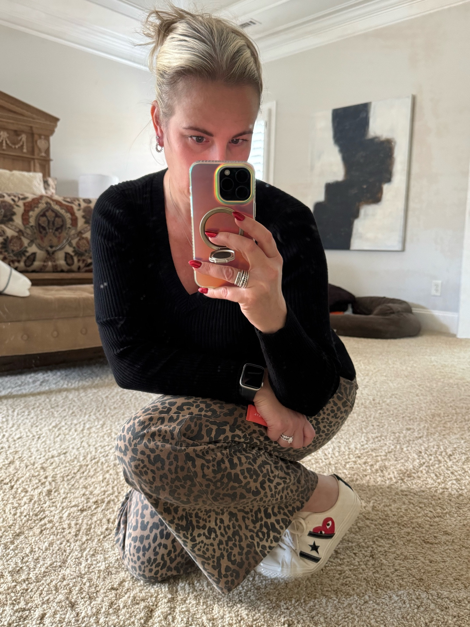 OOTD for a little mommy and mini me shopping #casualday #casualfit #leopardjeans #stretchyjeans #casualstyle #midsizefashion #midsizelooks #midsize 

#LTKMidsize #LTKFindsUnder50 #LTKOver40